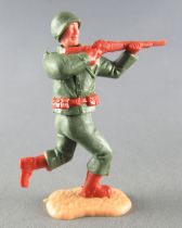 Timpo - WW2 - Americans - 2nd series - Firing rifle running legs