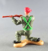 Timpo - WW2 - British (Airborne Red Beret) - 2nd series - Firing rifle kneeling