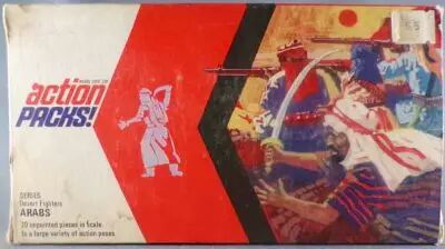 Timpo Action Packs! Ref AP9/4009 - Combattants du D�sert - Arabes Boite Vide