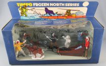 Timpo Eskimos Frozen North Series Dog Sled Set & 5 Figures (ref 301)