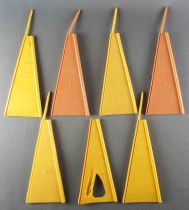 Timpo Indians Accessory Tipee Wigwam Removable Sections Yellow & Tan ref 1005