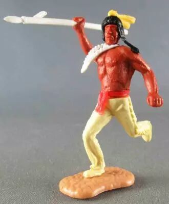 Figurine Timpo Viking - Blessé Par Flèche - Roux, Jambes Avançantes - Occasion