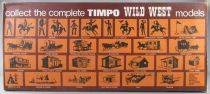 Timpo Indiens 3ème série (tête 3 pièces - ceinture pagne) Boite Chasse Indienne Canoé Totem Cavalier Piétons (Réf 278) 3