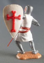Timpo Middle-Age Crusader 2nd serie footed both arms outstretched (sword) bent legs