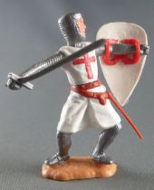 Timpo Middle-Age Crusader 2nd serie footed both arms outstretched (sword) bent legs