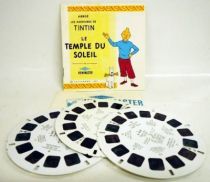 Tintin  - Set of 3 discs View Master 3-D - The Temple of the Sun