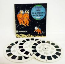 Tintin  - Set of 3 discs View Master 3-D - We walked on the Moon