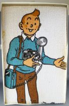 Tintin - 1978 Hapl\'o Towel and Washcloth - Tintin & Snowy Mint in Box