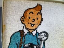 Tintin - 1978 Hapl\'o Towel and Washcloth - Tintin & Snowy Mint in Box