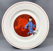 Tintin - Assiette Porcelaine Tables & Couleurs - Le Lotus bleu