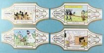 Tintin - Bague à (de) Cigare Murillo - Tintin au Congo Série r Complète 10 Pièces (Blanc/Or)