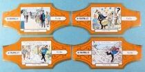 Tintin - Bague à (de) Cigare Murillo - Tintin au Tibet Série n Complète 10 Pièces (Orange/Or)