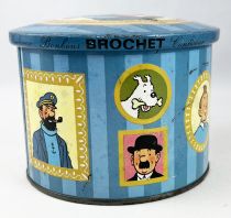 Tintin - Boite à bonbons en métal \ Les portraits\ - Brochet 1965
