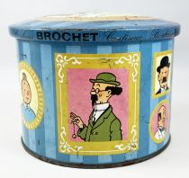 Tintin - Boite à bonbons en métal \ Les portraits\ - Brochet 1965