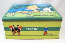 Tintin - Boite à gâteaux carrée Delacre - Tintin et Milou au Printemps #2