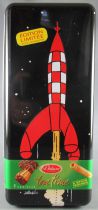 Tintin - Boite à gâteaux rectangulaire Delacre - Fusée On a marché sur la Lune