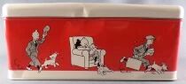 Tintin - Boite &agrave; G&acirc;teaux Rectangulaire Delacre - Le Petit Vingti&egrave;me - L\'Oreille Cass&eacute;e