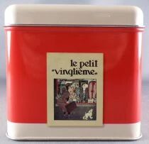 Tintin - Boite &agrave; G&acirc;teaux Rectangulaire Delacre - Le Petit Vingti&egrave;me - Tintin au Tibet