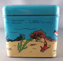 Tintin - Boite à gâteaux rectangulaire Delacre - Le Sous Marin de Rackham le rouge