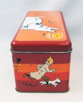 Tintin - Boite à gâteaux rectangulaire Delacre - Milou