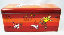 Tintin - Boite à gâteaux rectangulaire Delacre - Milou
