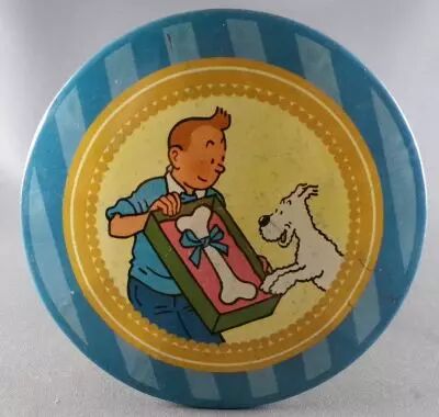 Tintin - Brochet 1965 - Boite � Bonbons en M�tal \ Les Portraits\ 