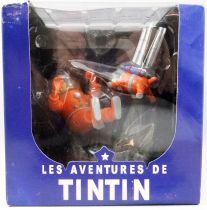 Tintin - Chaoer Comics Scenes - Tintin and Snowy astronauts (Explorers on the Moon)