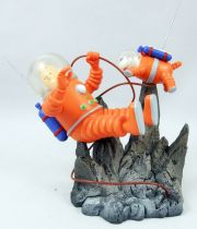 Tintin - Chaoer Comics Scenes - Tintin and Snowy astronauts (Explorers on the Moon)