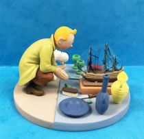 Tintin - Coffret Scène Moulinsart - Tintin au Marché aux Puce