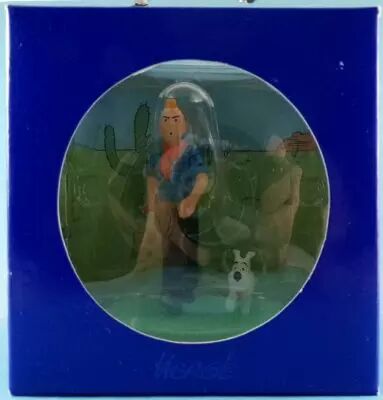 Tintin - Coffret Sc�ne Moulinsart - Tintin Cow-boy Neuve Boite