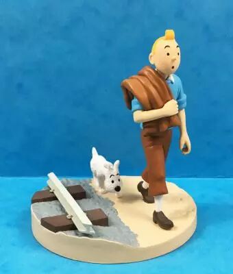 Tintin - Coffret Sc�ne Moulinsart - Tintin et la Voie Ferr�e