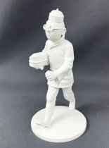 Tintin - Collection Officielle des Figurines Moulinsart - HS Tintin Lotus Bleu (Monochrome Blanc)