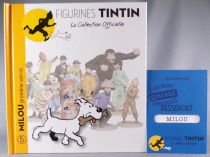 Tintin - Collection Officielle des Figurines Moulinsart - Livret Fascicule + Passeport Bleu N°006 Milou et son os