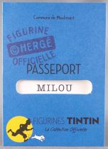 Tintin - Collection Officielle des Figurines Moulinsart - Livret Fascicule + Passeport Bleu N°006 Milou et son os
