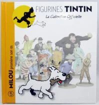 Tintin - Collection Officielle des Figurines Moulinsart - Livret Fascicule + Passeport Marron N&deg;006 Milou et son os