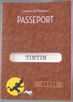 Tintin - Collection Officielle des Figurines Moulinsart - Livret Fascicule + Passeport N°007 Tintin en scaphandre lunaire