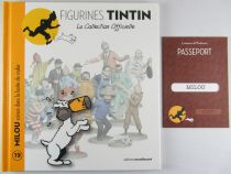 Tintin - Collection Officielle des Figurines Moulinsart - Livret Fascicule + Passeport N°019 Milou coincé dans la boite de crabe