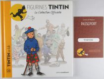 Tintin - Collection Officielle des Figurines Moulinsart - Livret Fascicule + Passeport N°022 Tintin en kilt