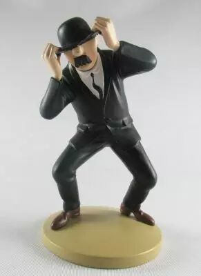 Tintin - Collection Officielle des Figurines Moulinsart - N�004 Dupond engonc�