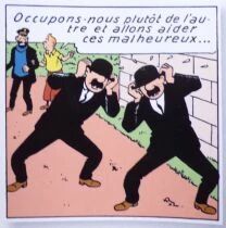 Tintin - Collection Officielle des Figurines Moulinsart - N&deg;004 Dupond Engonc&eacute;