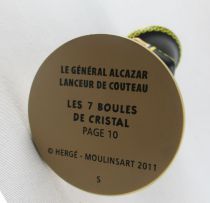 Tintin - Collection Officielle des Figurines Moulinsart - N°010 Le Général Alcazar lanceur de couteau