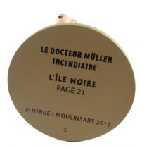 Tintin - Collection Officielle des Figurines Moulinsart - N°012 Le Docteur Müller Incendiaire