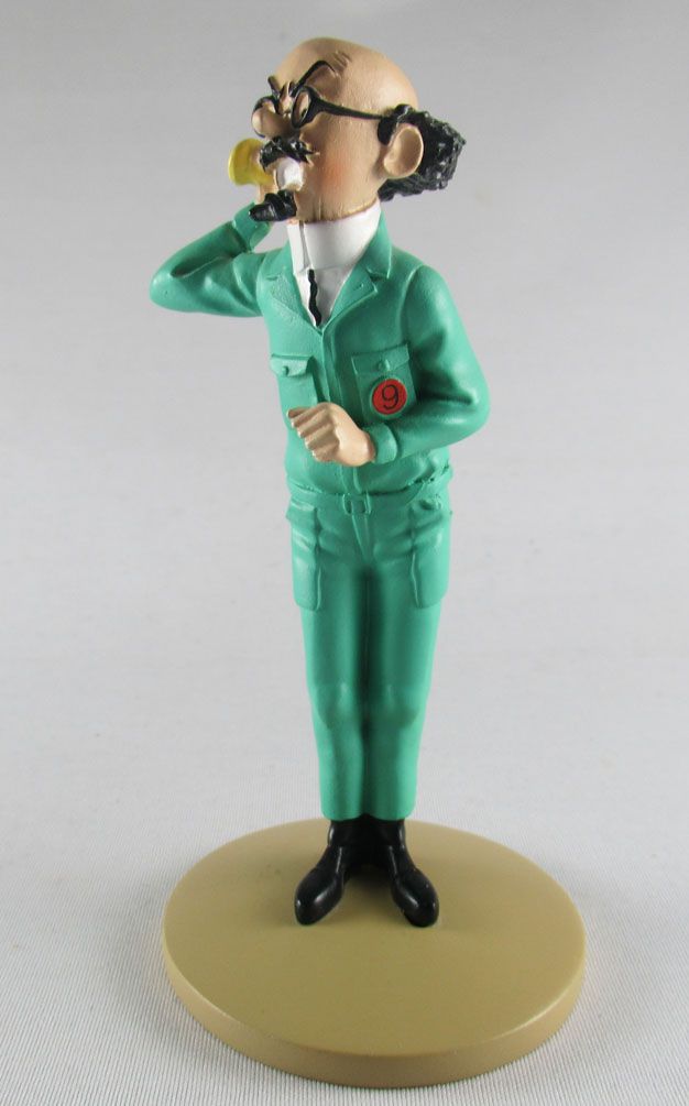 figurine collection officielle tintin,moulinsart n°57 - Tournesol en patins