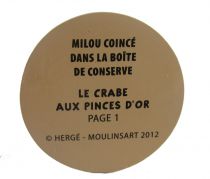 Tintin - Collection Officielle des Figurines Moulinsart - N°019 Milou coincé dans la boite de crabe