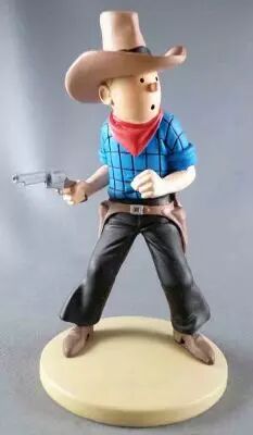 Tintin - Collection Officielle des Figurines Moulinsart - N�030 Tintin en cow-boy