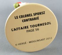 Tintin - Collection Officielle des Figurines Moulinsart - N°037 Le Colonel Sponsz Contrarié