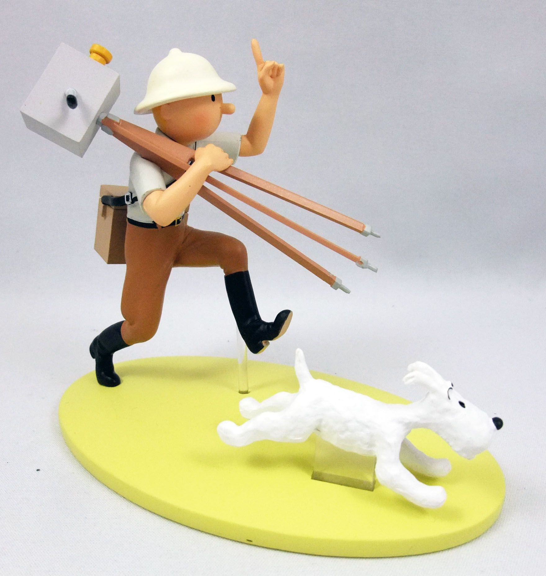 Tintin - Collection Officielle des Figurines Moulinsart - N°HS4 Tintin  cinéaste et Milou au Congo