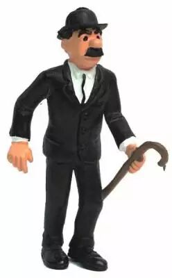 Figurine Tintin - Dupond Avec Canne Main Gauche - Heimo / EL Edition Lombard
