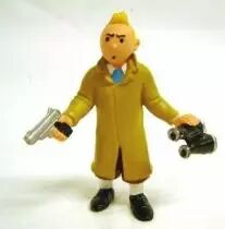 Tintin - Comic Spain Pvc figure - Tintin with Gun & Binocular