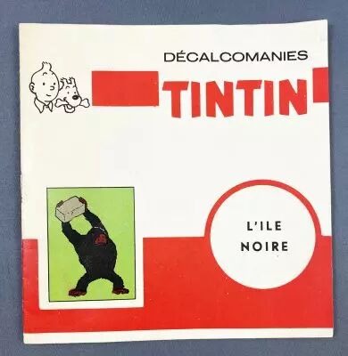 Tintin - D�calcomanies \ DAR\  (1960\'s) - L\'ile Noire